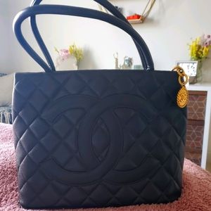 Chanel Caviar Medallion Tote